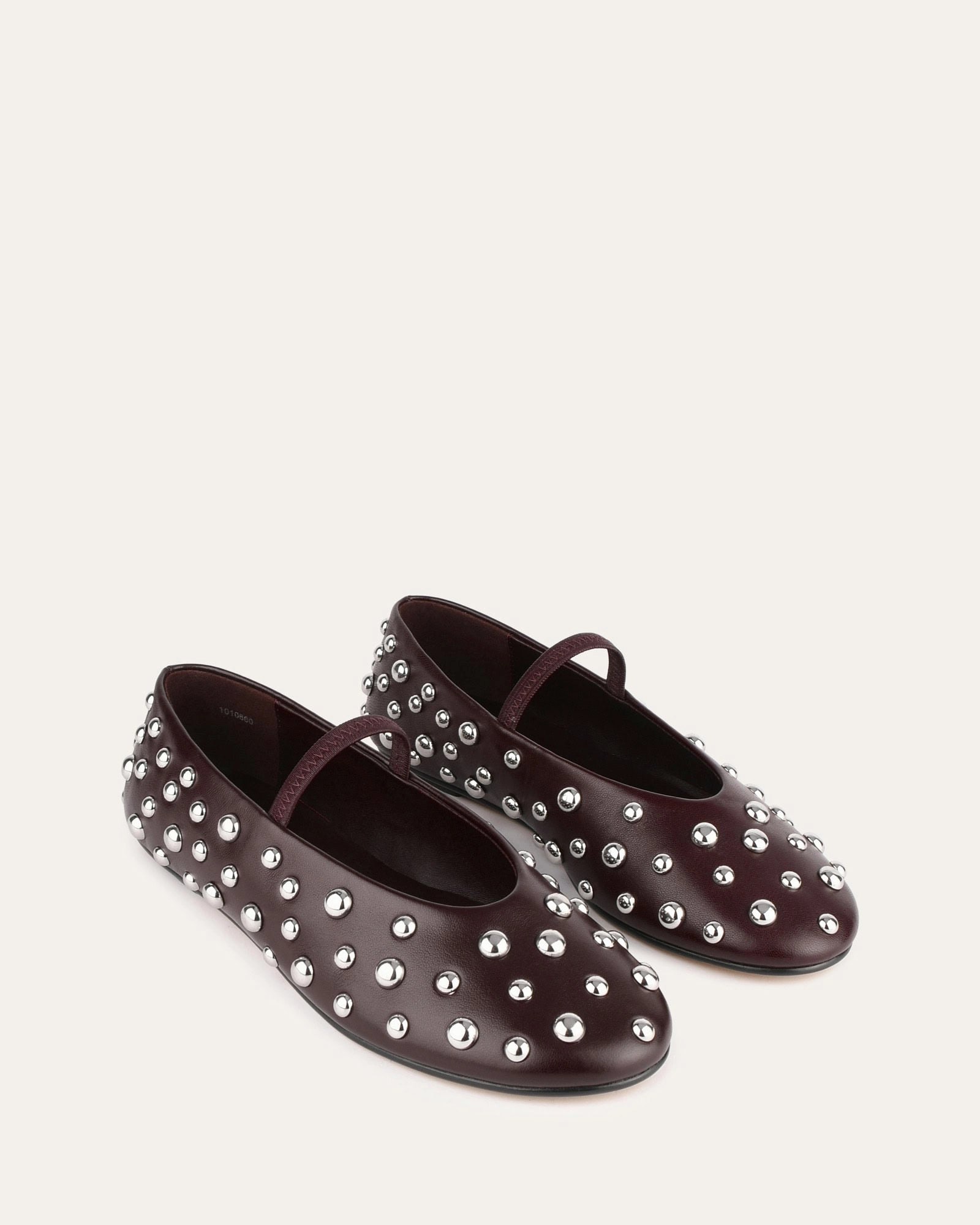 GOLDIE CASUAL FLATS MERLOT LEATHER
