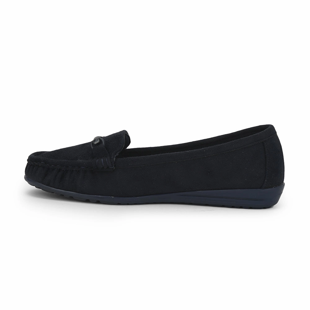 Healers Casual Navy Blue Loafers For Women HM6-10 By Liberty