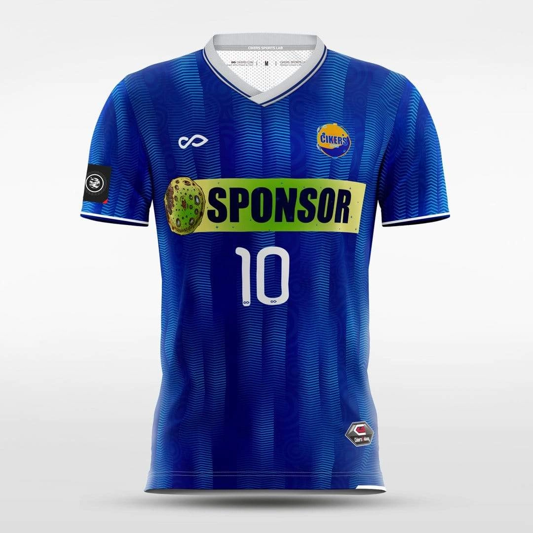 Human Moon Day - Customized Men's Sublimated Soccer Jersey