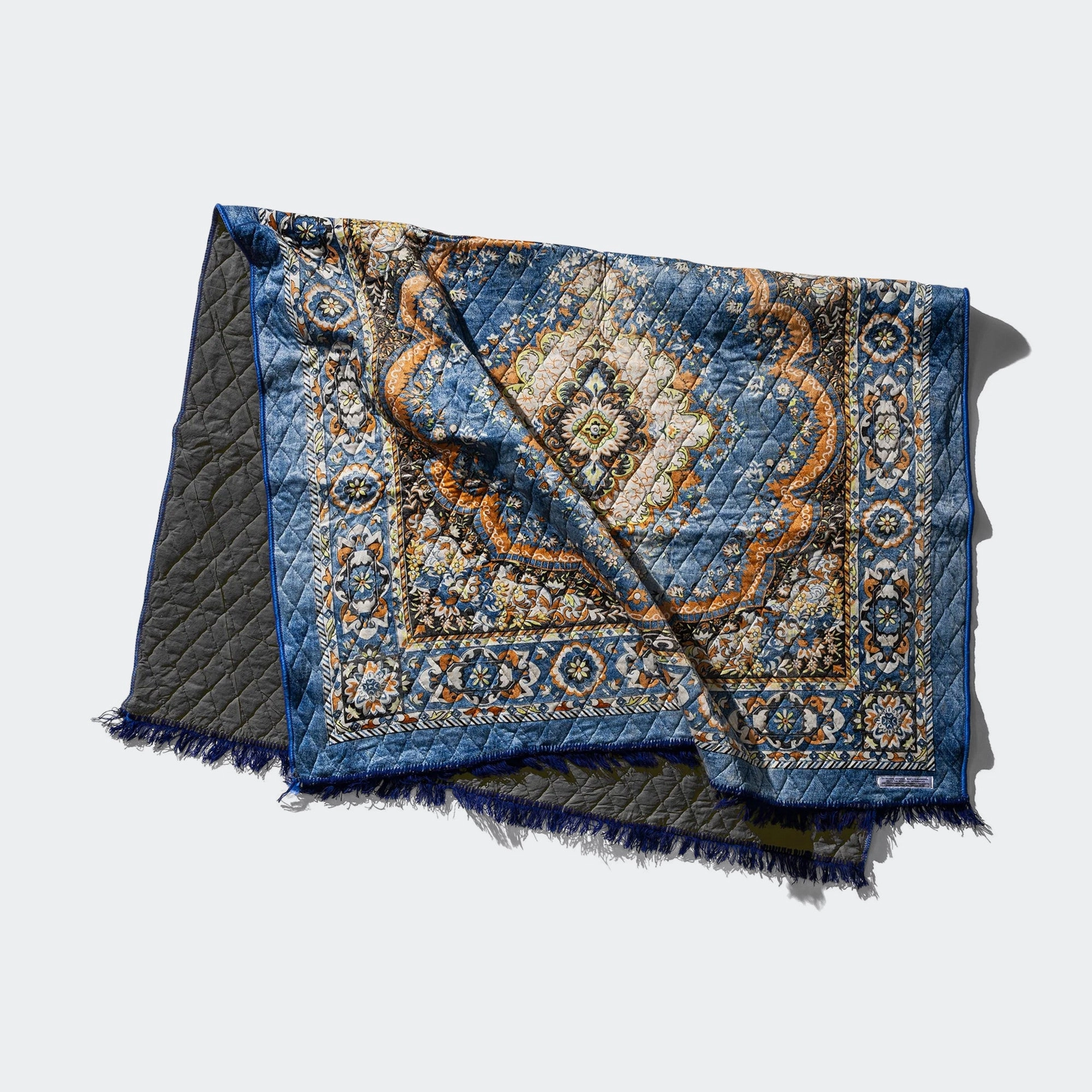 Indian Festival Rug - Blue