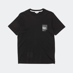 Jakob Organic Interlock Jersey Print 1 - Black