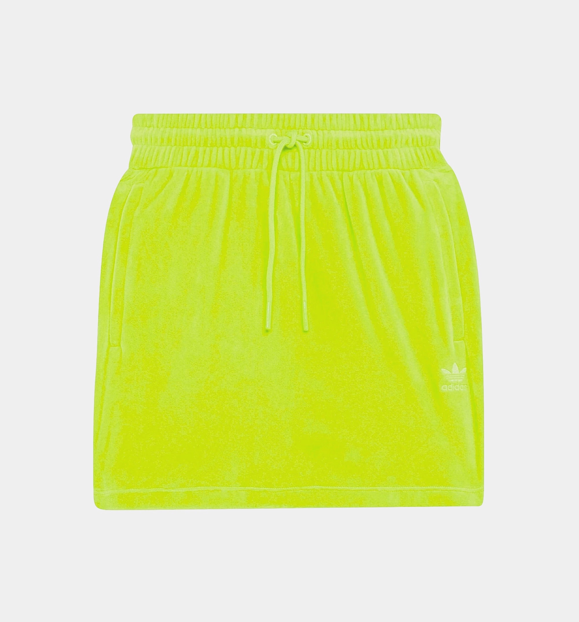 Jeremy Scott Velour Skirt Womens Skirt (Yellow)
