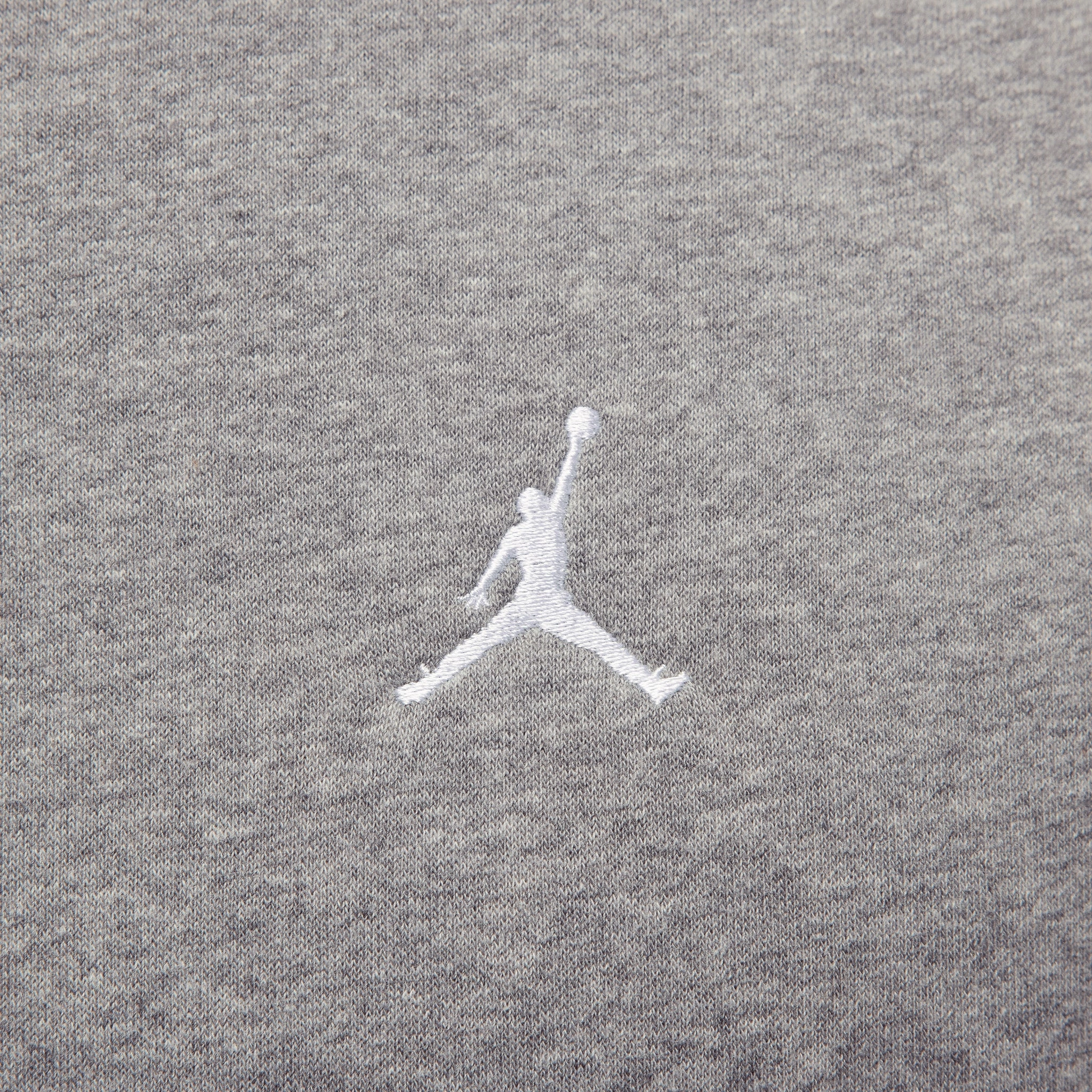Jordan Brooklyn Fleece Crewneck Carbon Heather / White