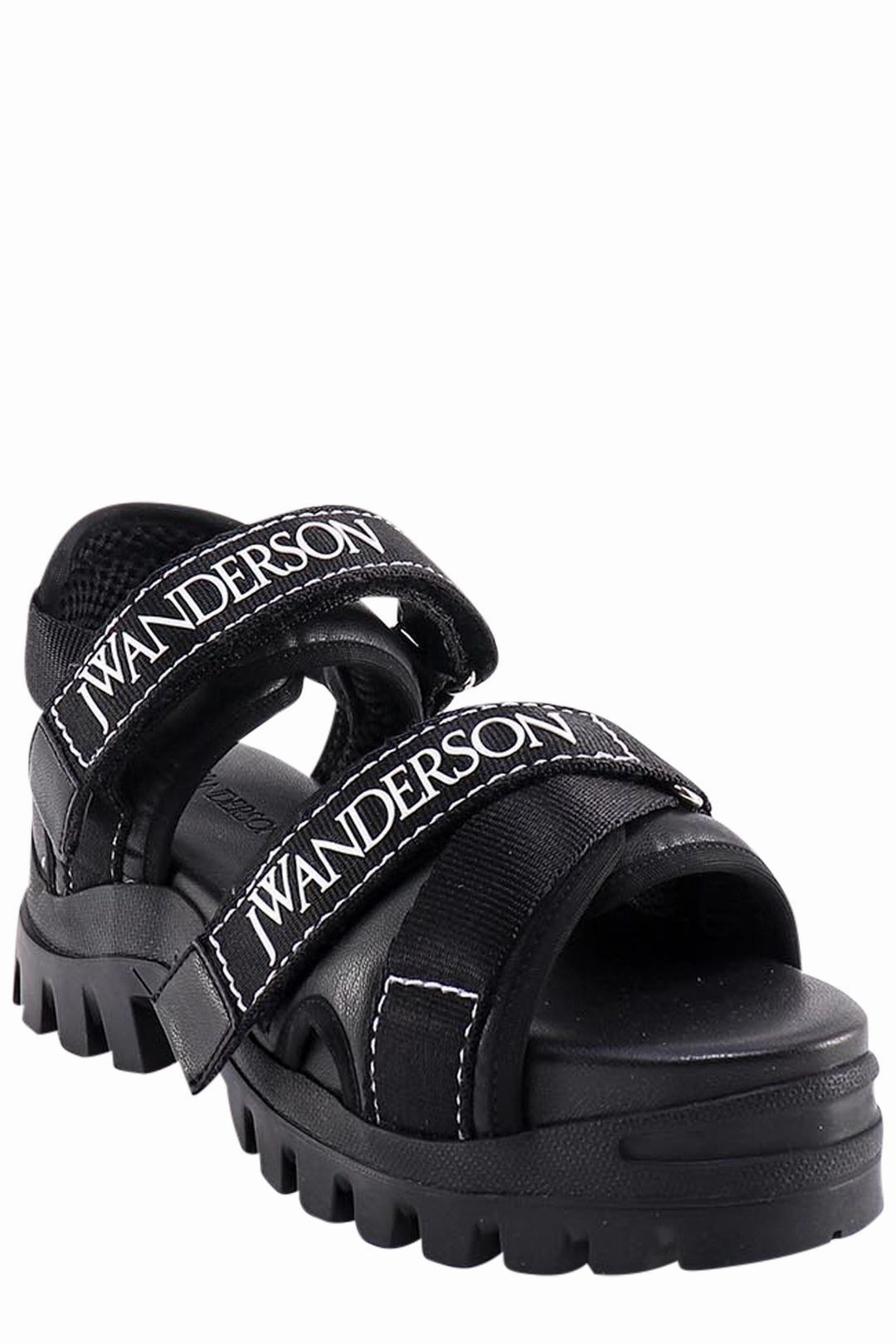 JW Anderson Logo Embossed Chunky Flat Sandals