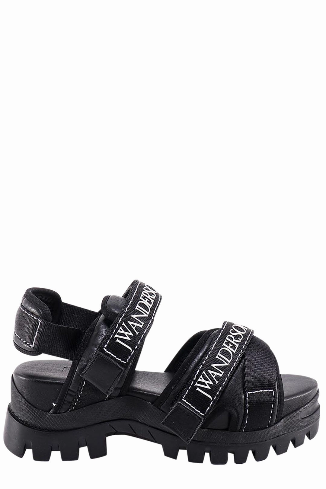 JW Anderson Logo Embossed Chunky Flat Sandals