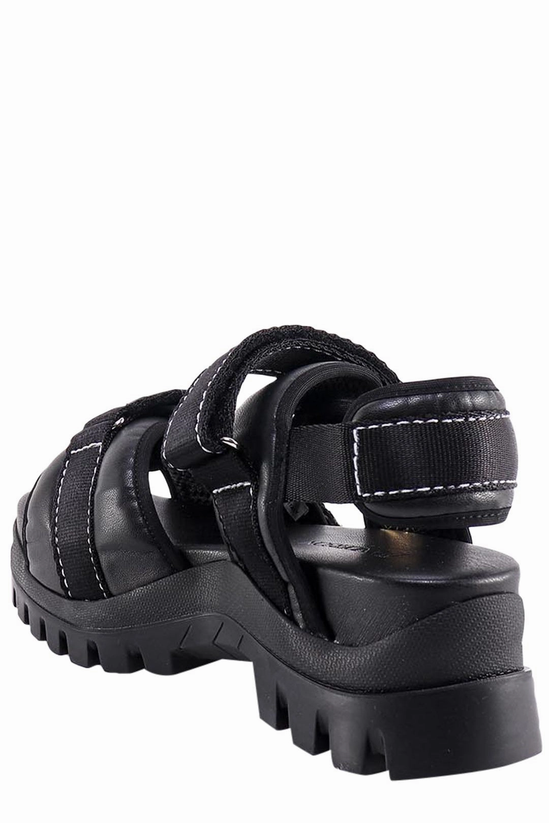 JW Anderson Logo Embossed Chunky Flat Sandals
