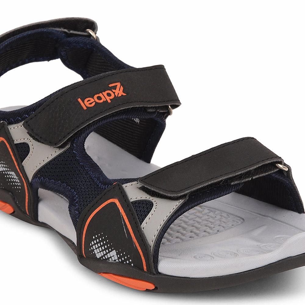 Leap7x Navy Blue Sporty Casual Sandal For Men XYLO-M15 By Liberty