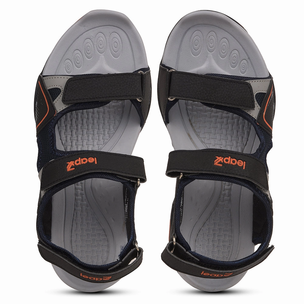 Leap7x Navy Blue Sporty Casual Sandal For Men XYLO-M15 By Liberty