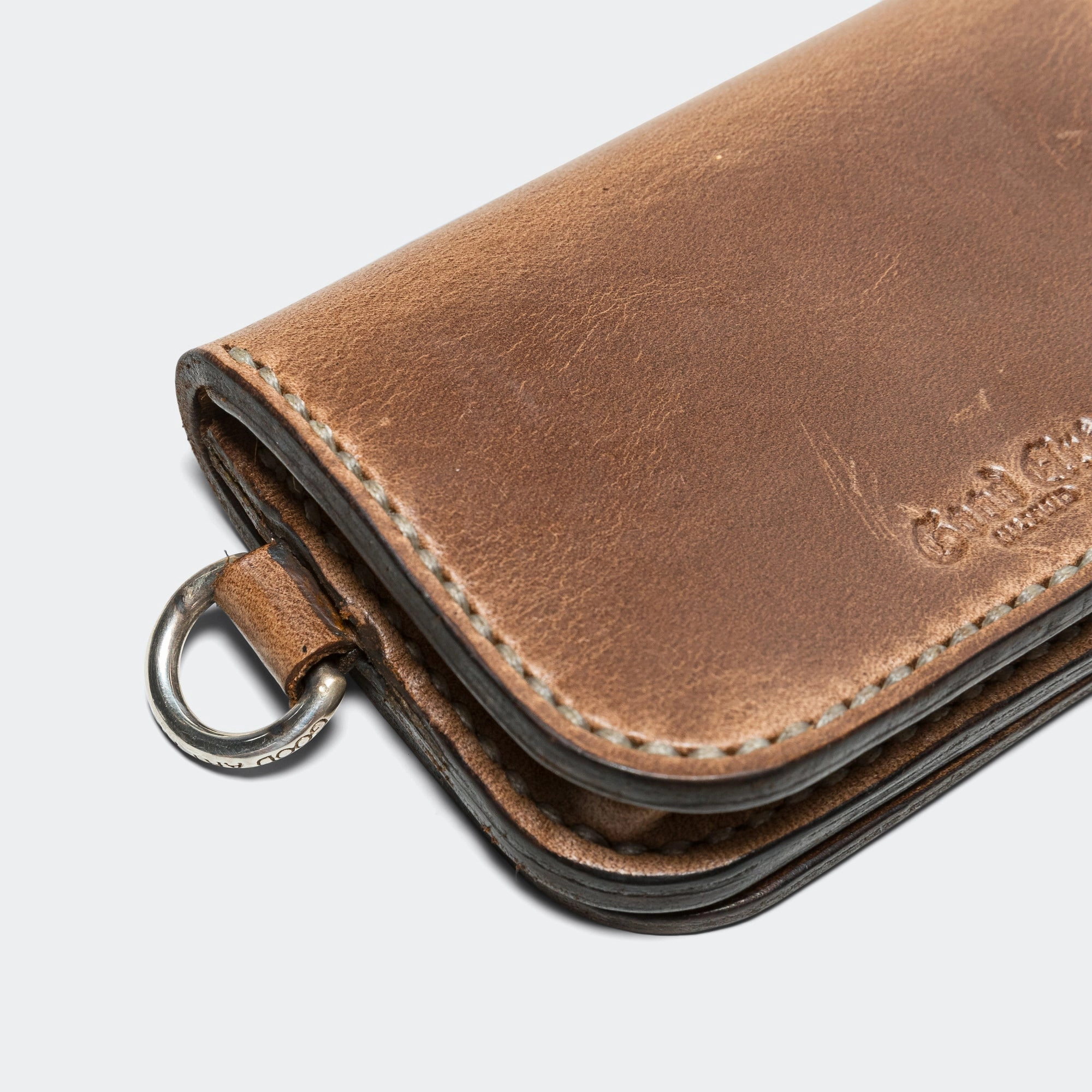 Leather Card Satchel - Brown/Horse