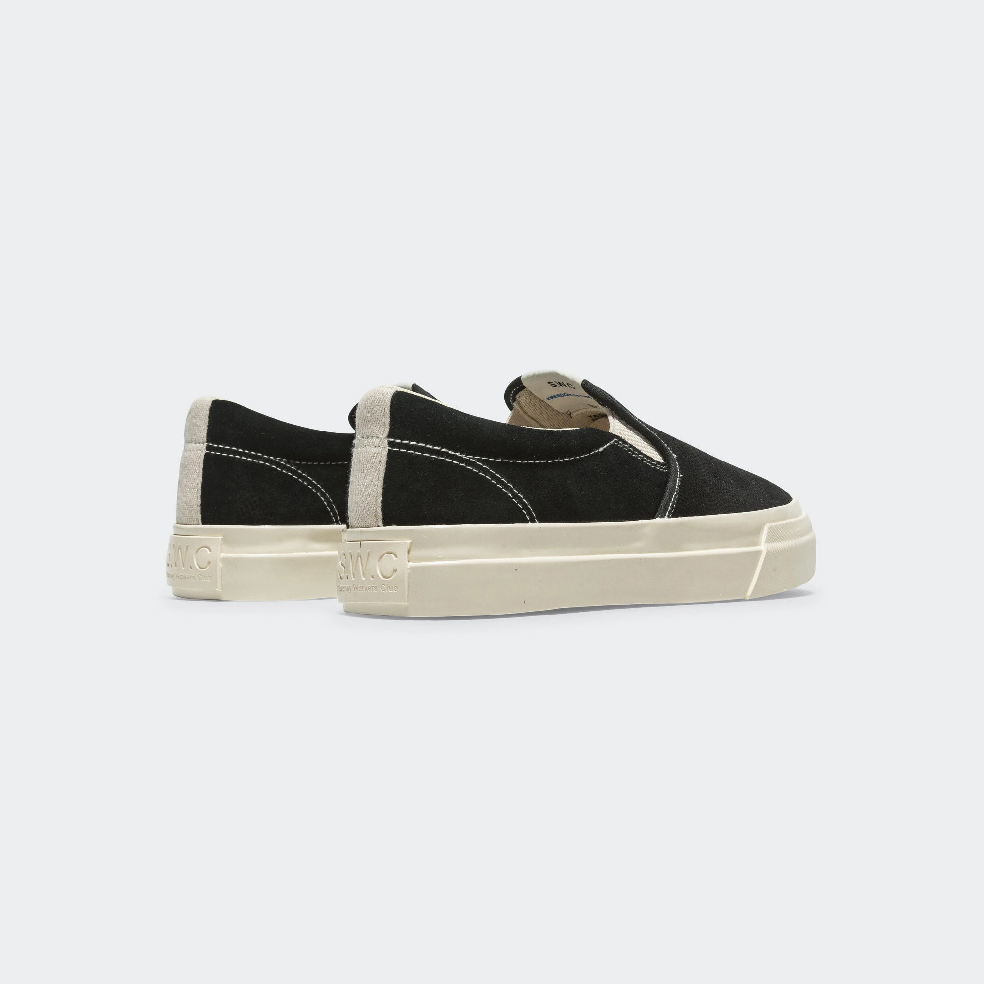 Lister Raw Suede - Black