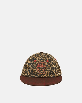 Logohead Long Brim Hat Leopard