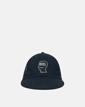 Logohead Mesh Long Brim Hat Navy