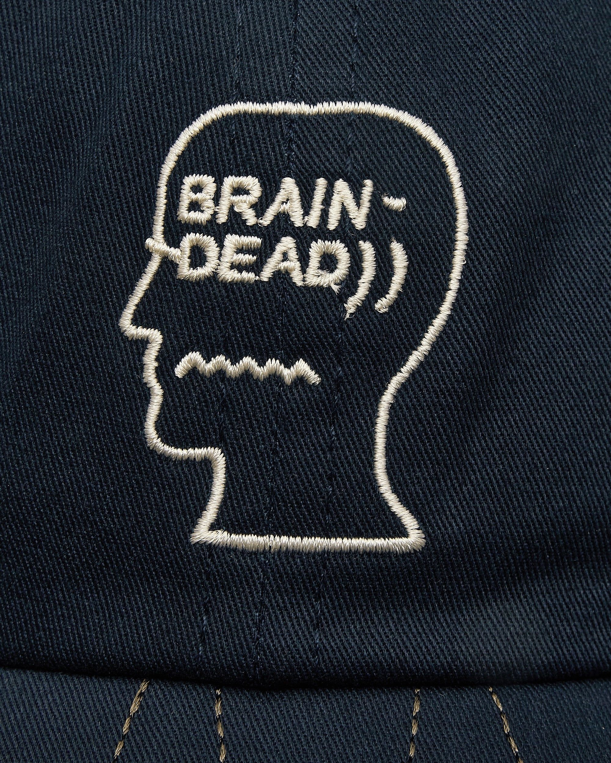 Logohead Mesh Long Brim Hat Navy