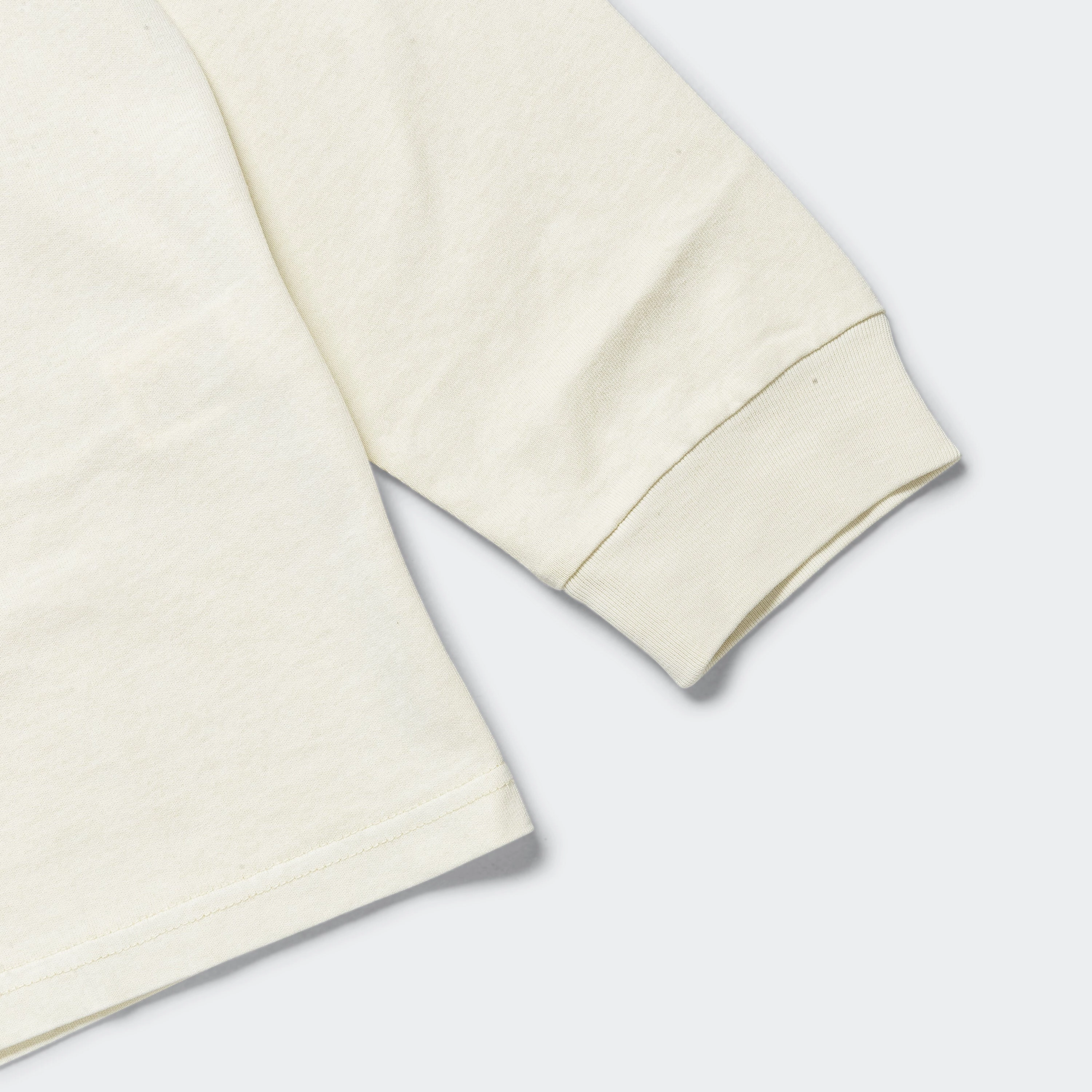 Long Sleeve Pocket Tee Pigment Dyed - Natural