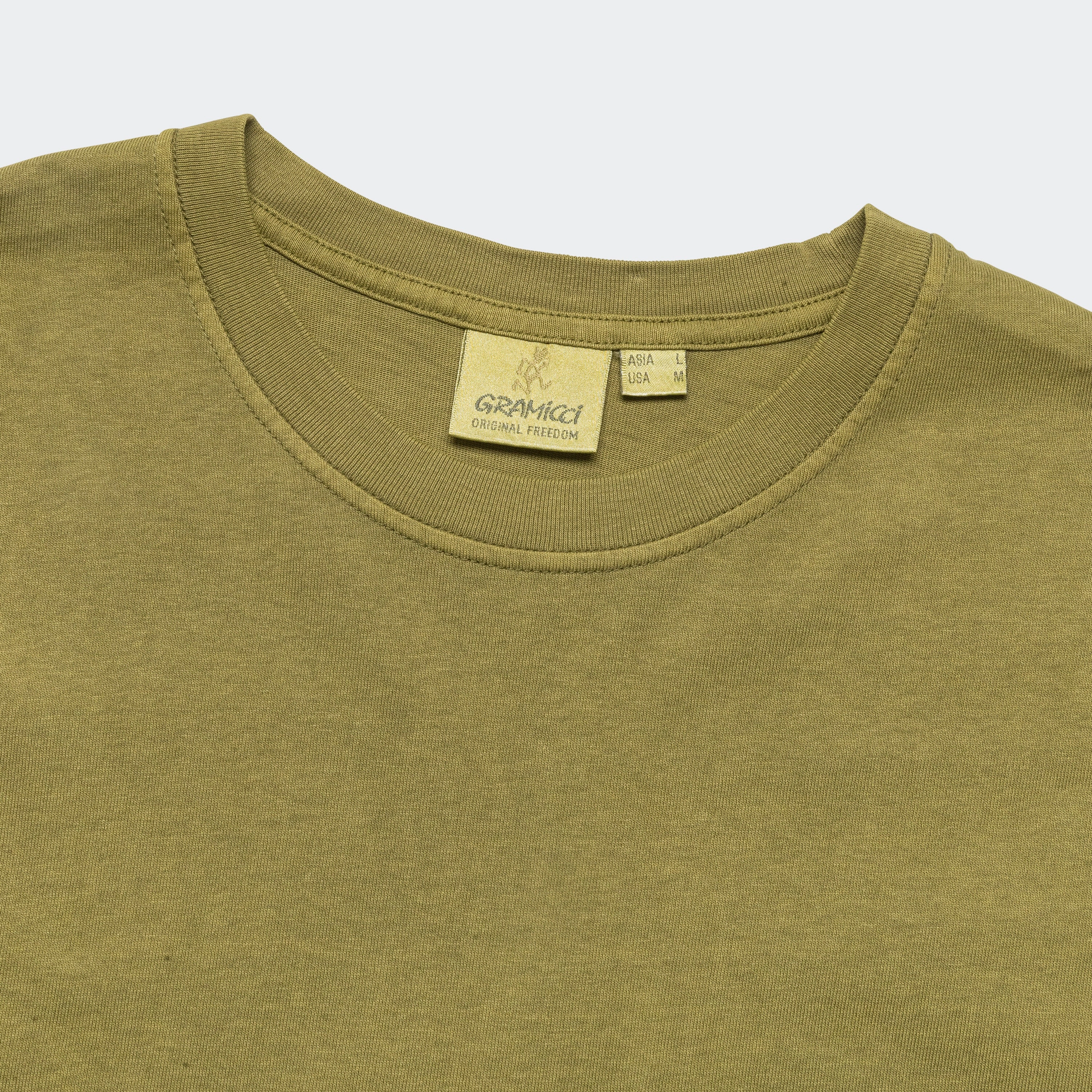 Long Sleeve Pocket Tee Pigment Dyed - Pistcahio