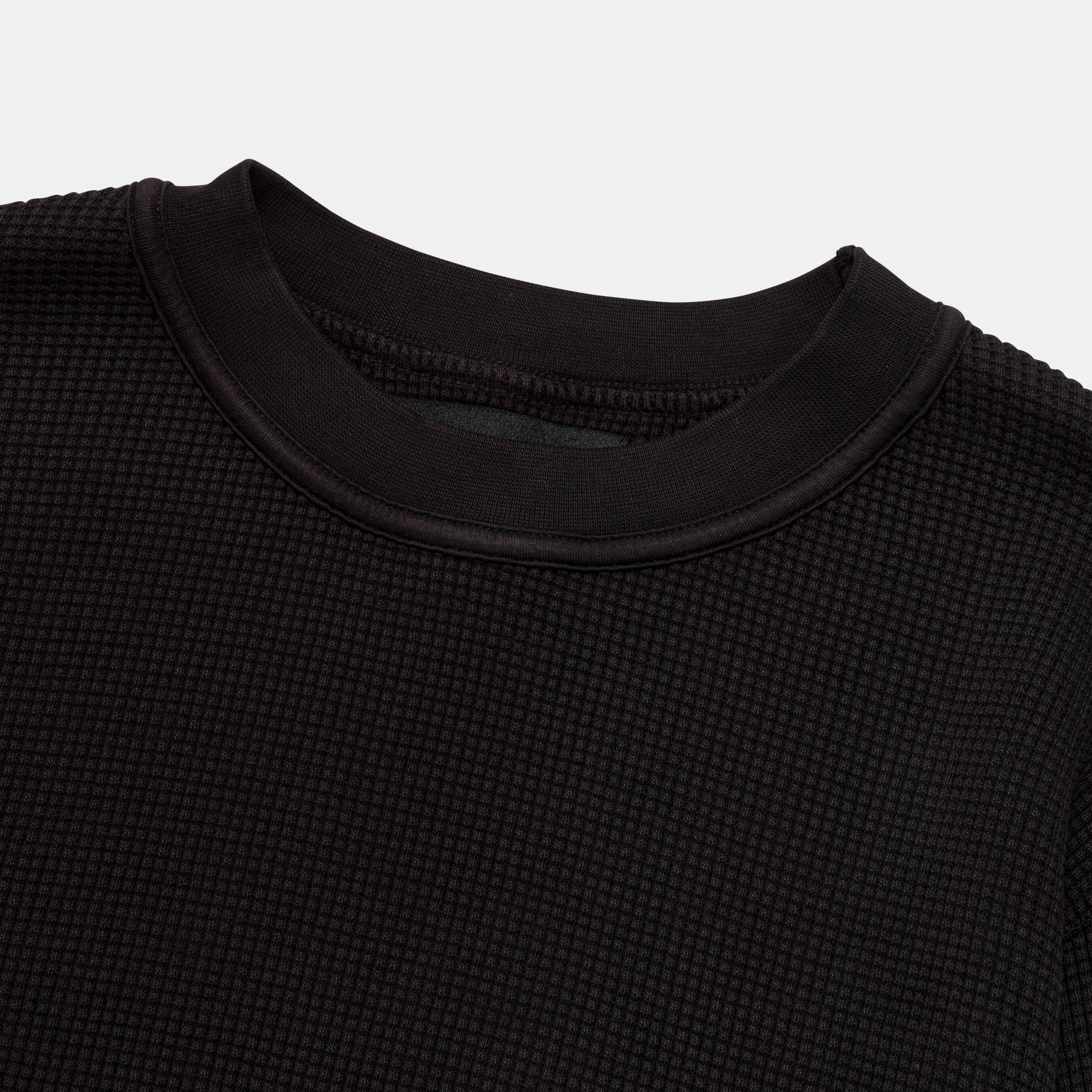 Long Sleeve Thermal - Washed Black