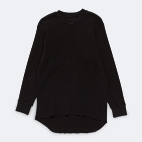 Long Sleeve Thermal - Washed Black