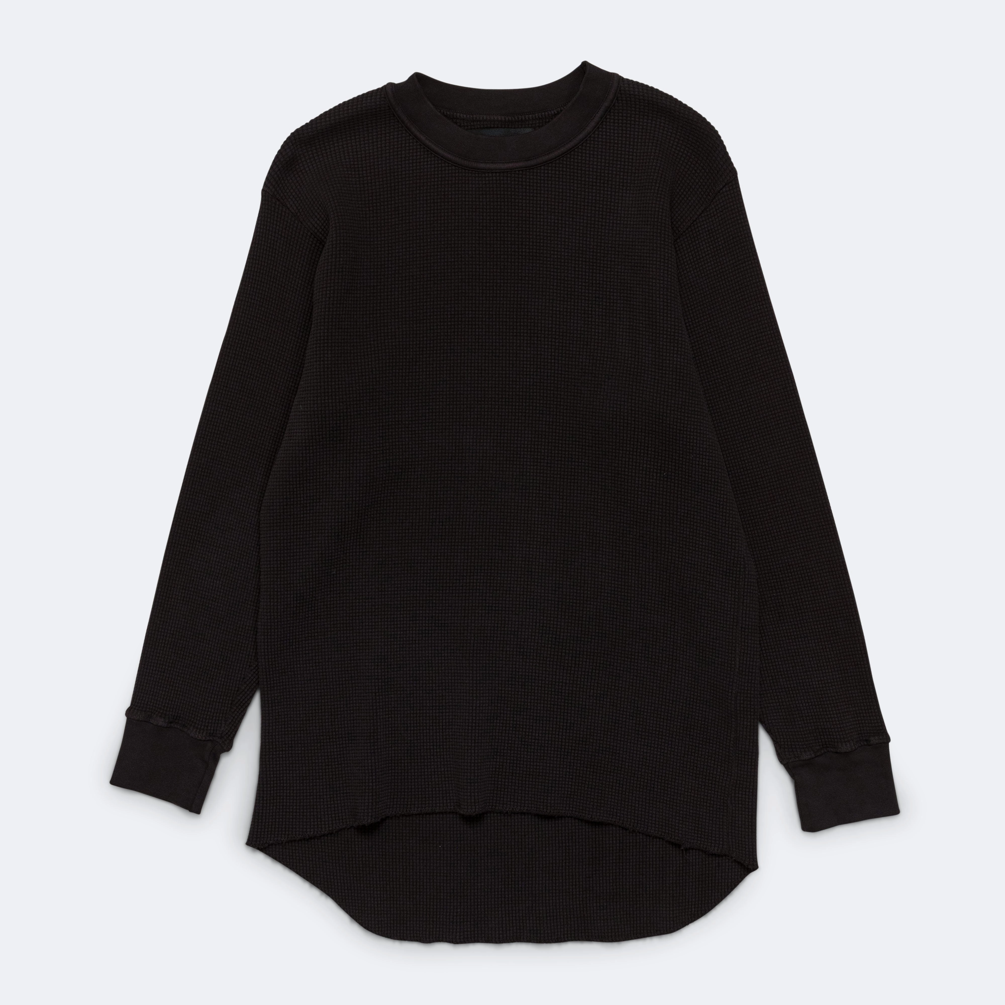 Long Sleeve Thermal - Washed Black