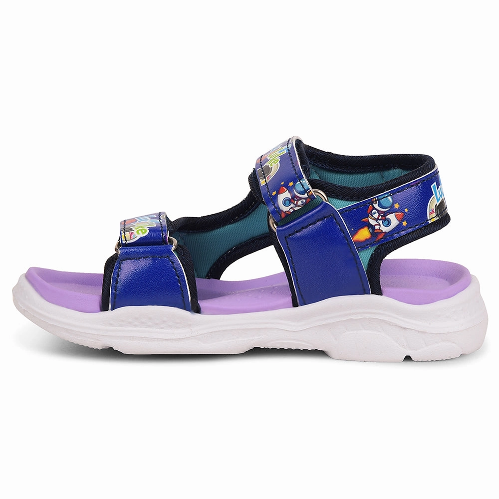 Lucy&Luke Purple Casual Sandal For Kids RICKY-71 By Liberty