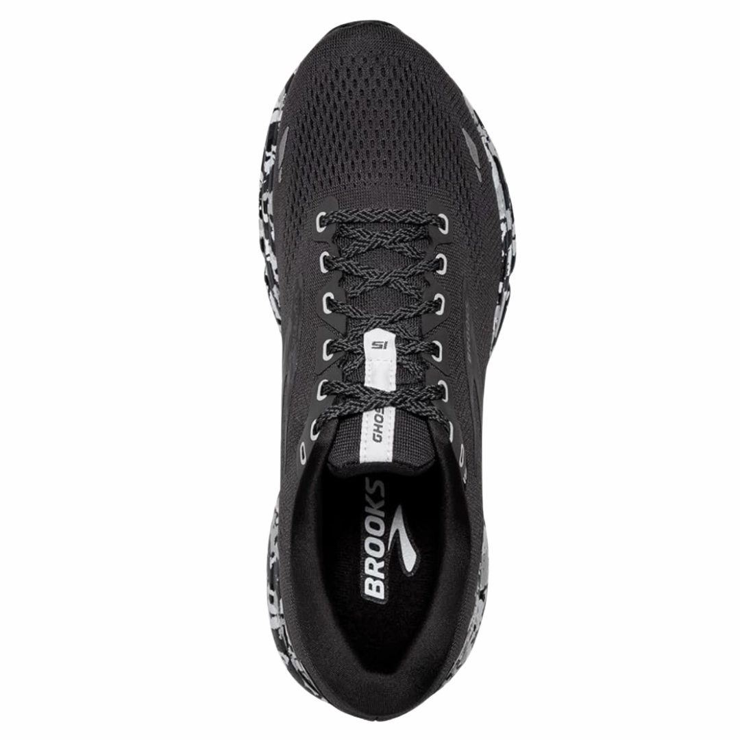 Men's Ghost 15 – Ebony/Black/Oyster D Width