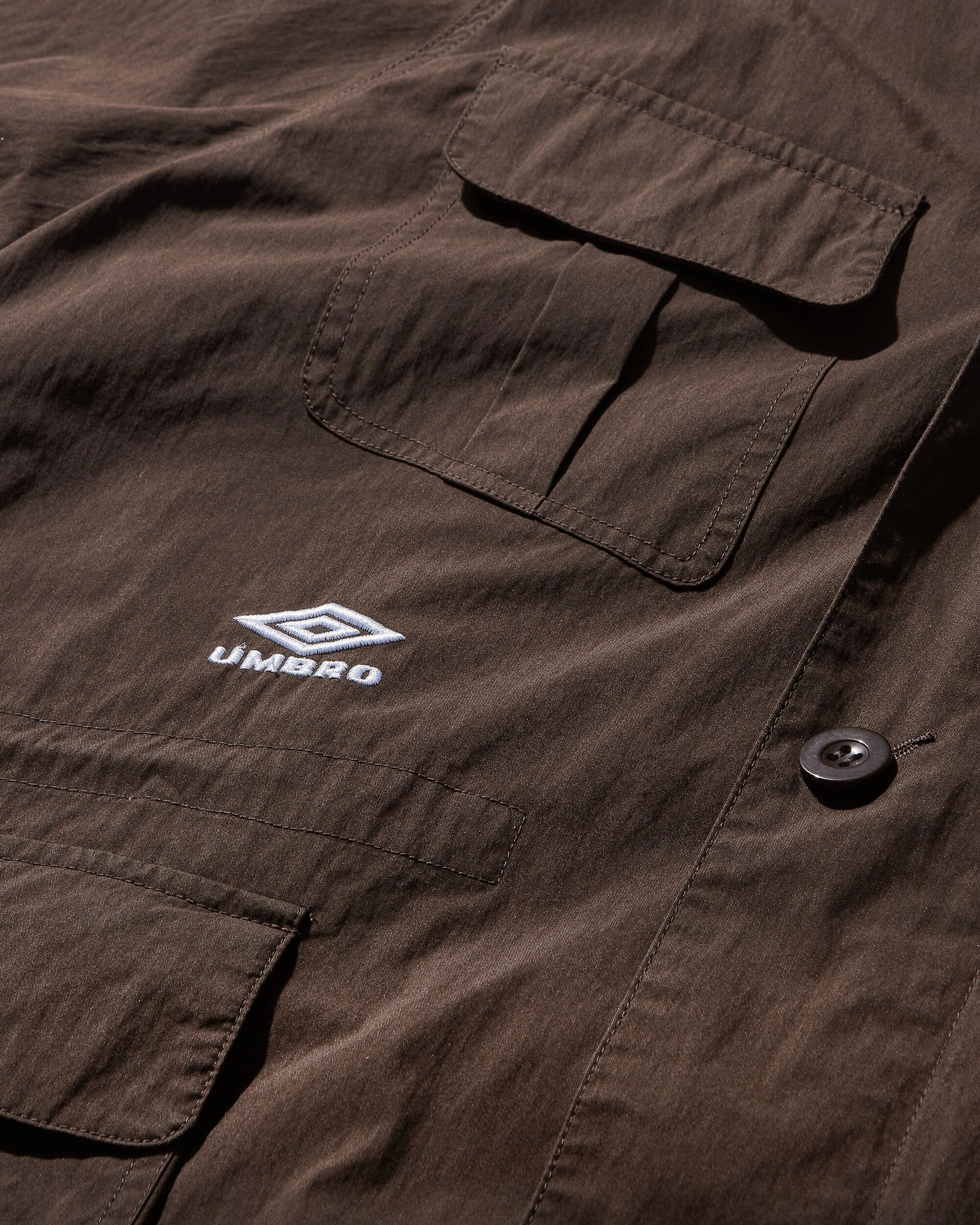 Men's Masked Field Jacket Dark Brown
