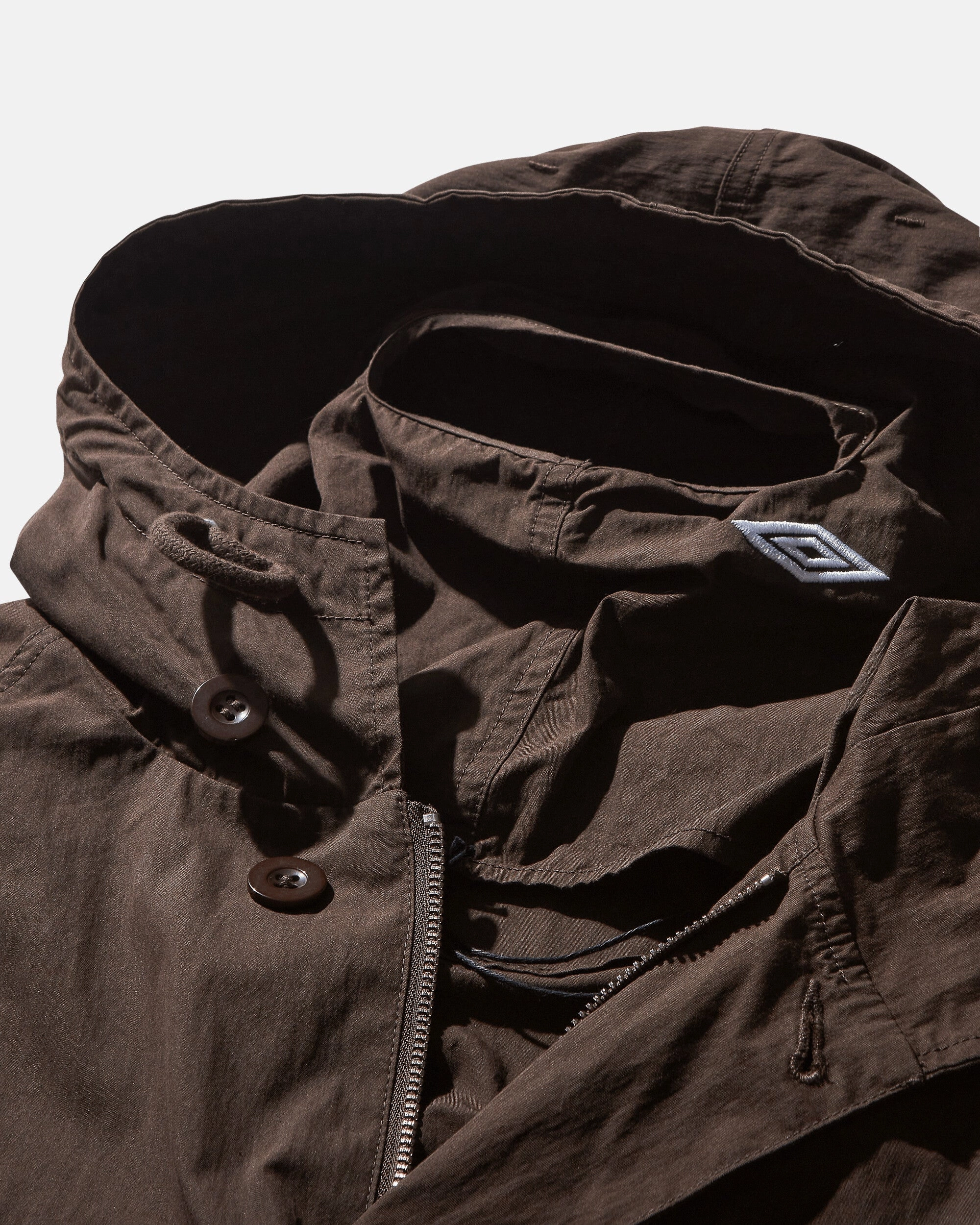 Men's Masked Field Jacket Dark Brown