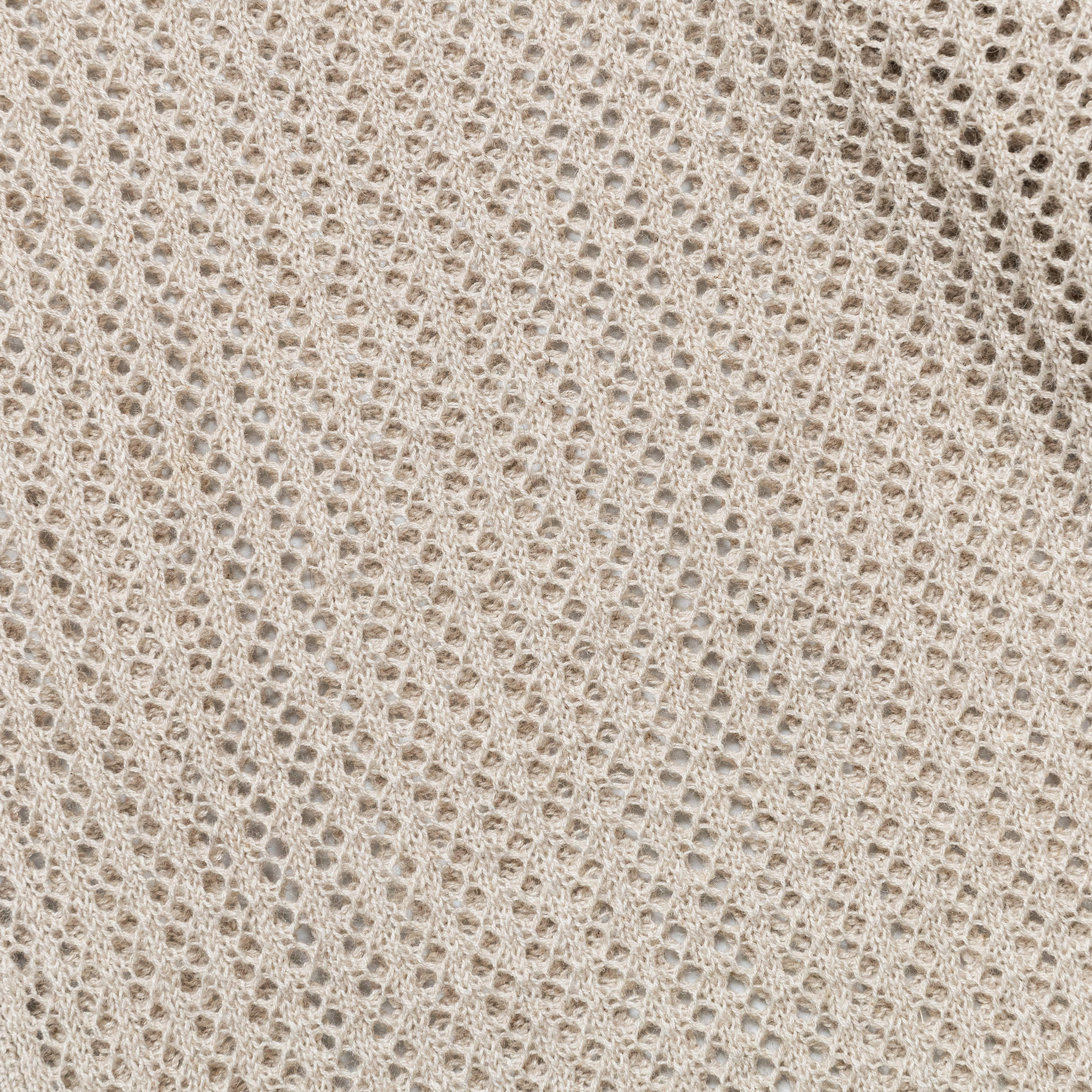 Mesh Knit Cardigan - Bone