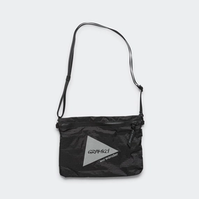 Nylon Sacoche x and wander - Black