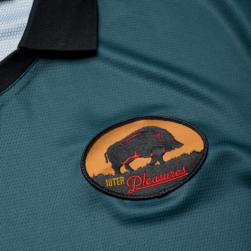 Pleasures Carlo Soccer Jersey - Dark Green