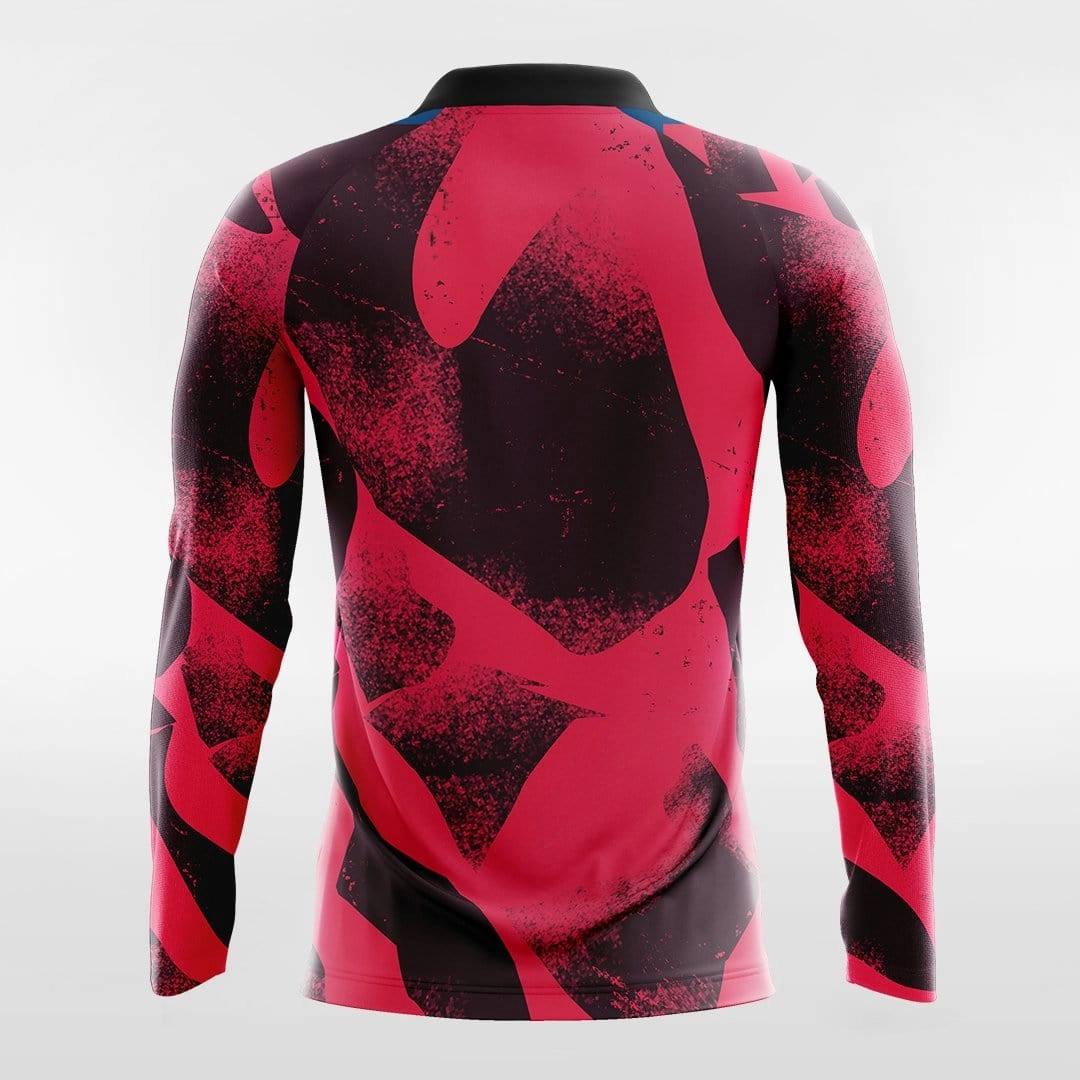 Pop Camouflage 3 - Customized Men's Sublimated Long Sleeve Soccer Jersey