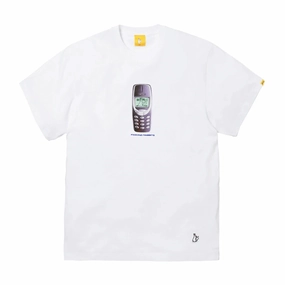 Rabbits Phone Tee 'White'