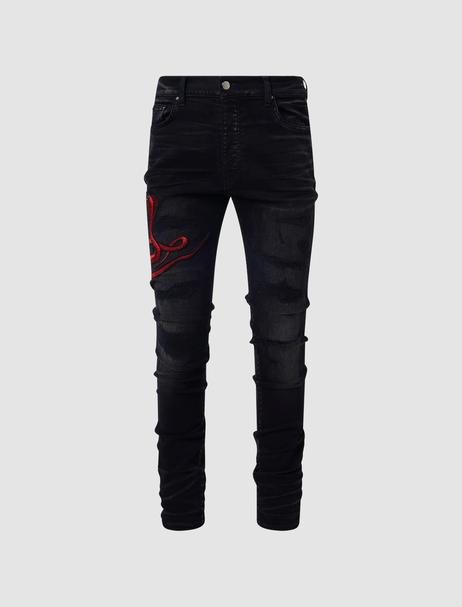 RED SNAKE THRASHER JEAN