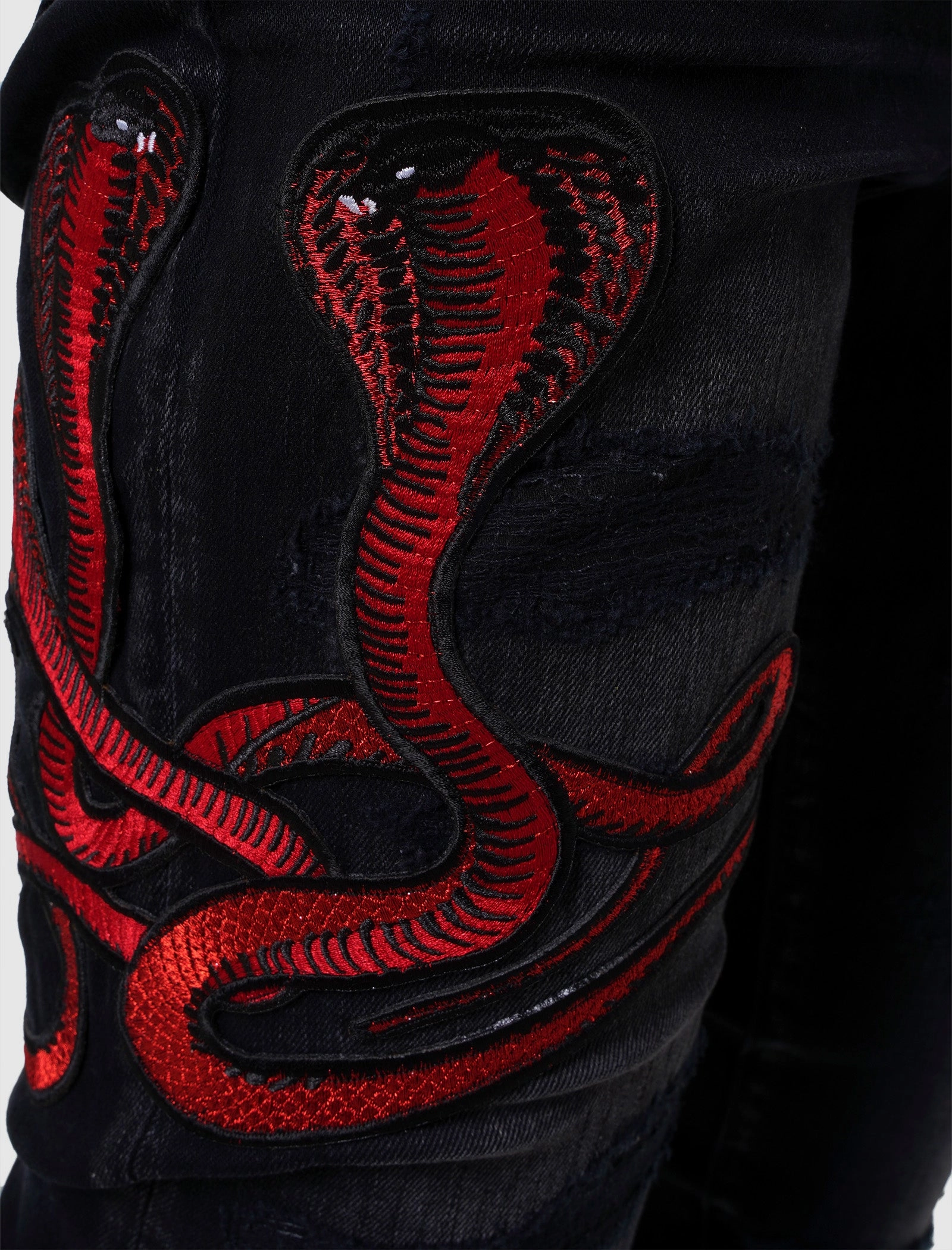 RED SNAKE THRASHER JEAN