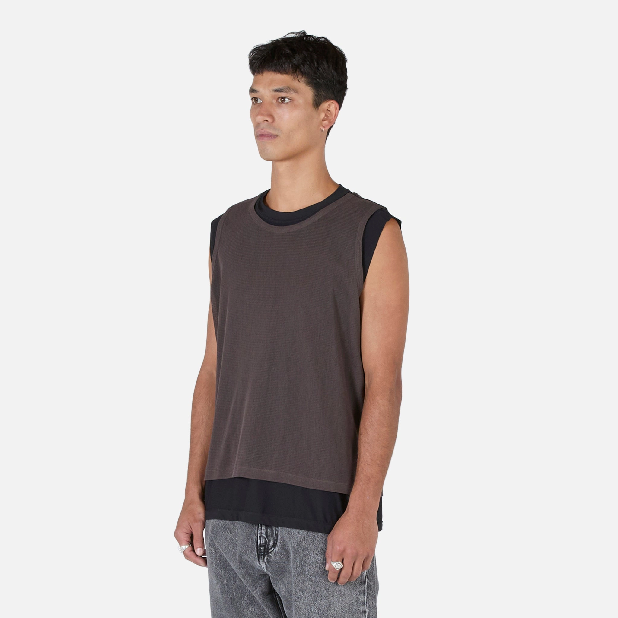 Reversible Gravity Tank Black | Antique Chocolate