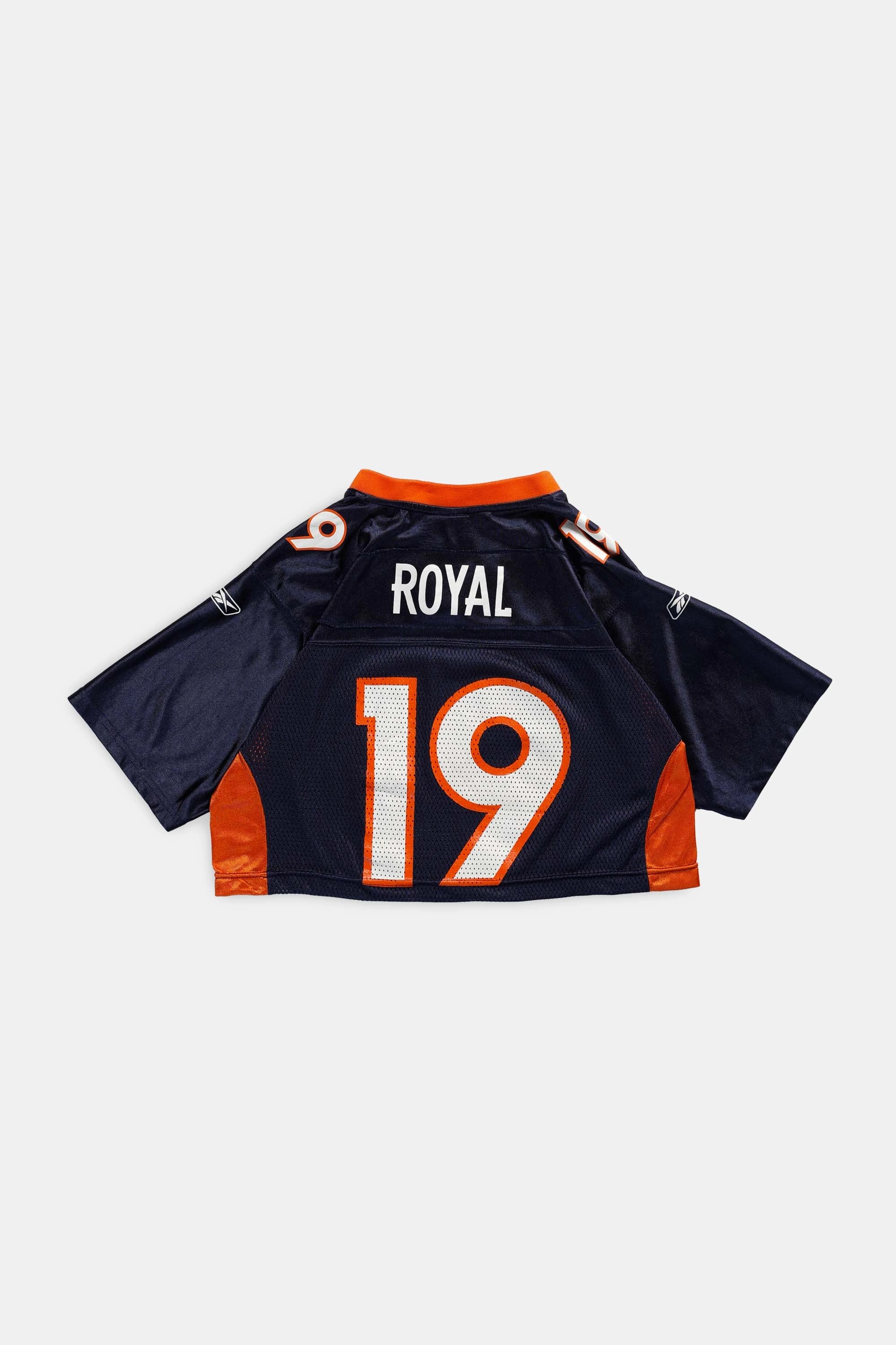 Rework Broncos Crop NFL Jersey - S