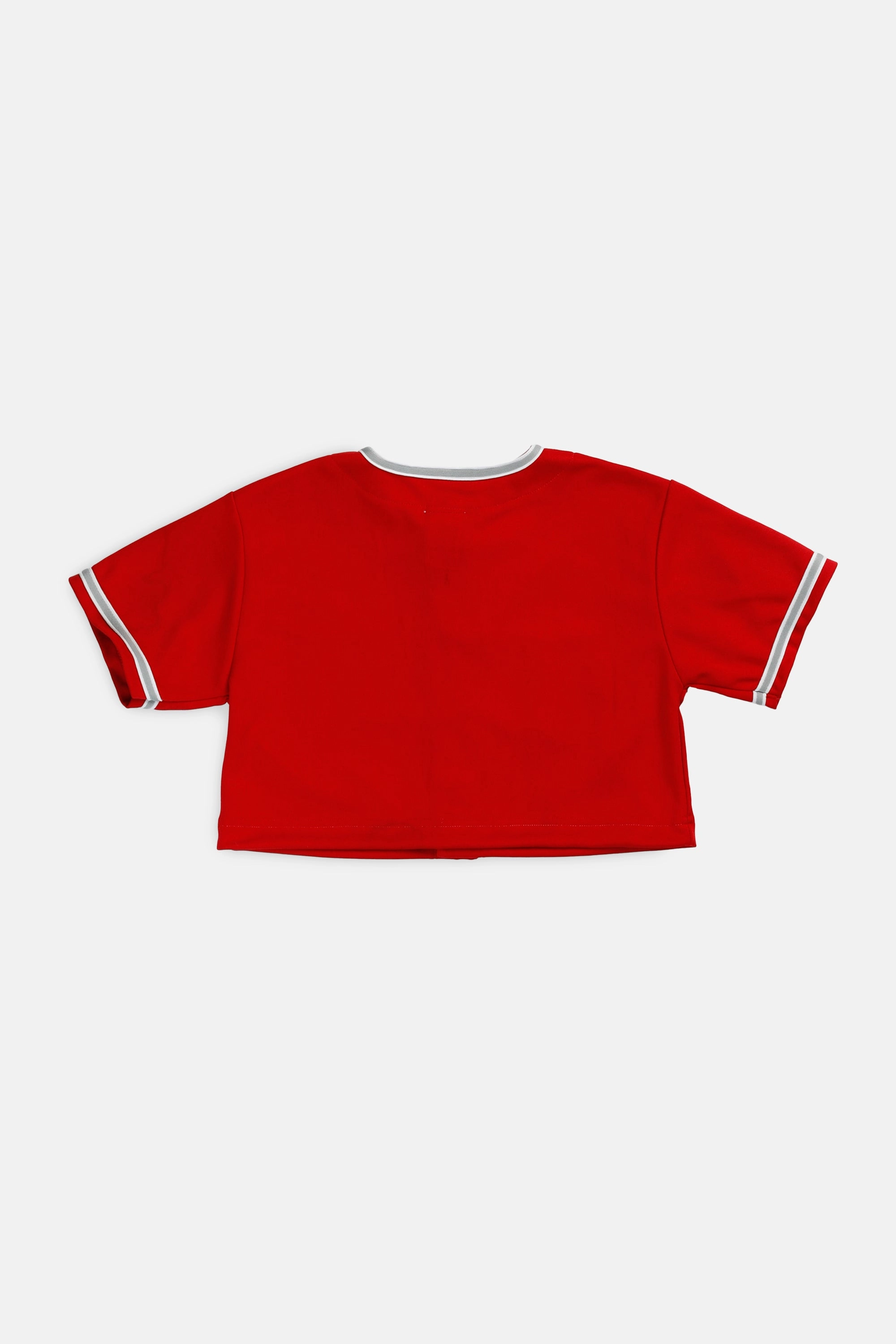 Rework Crop LA Angels MLB Jersey - XS