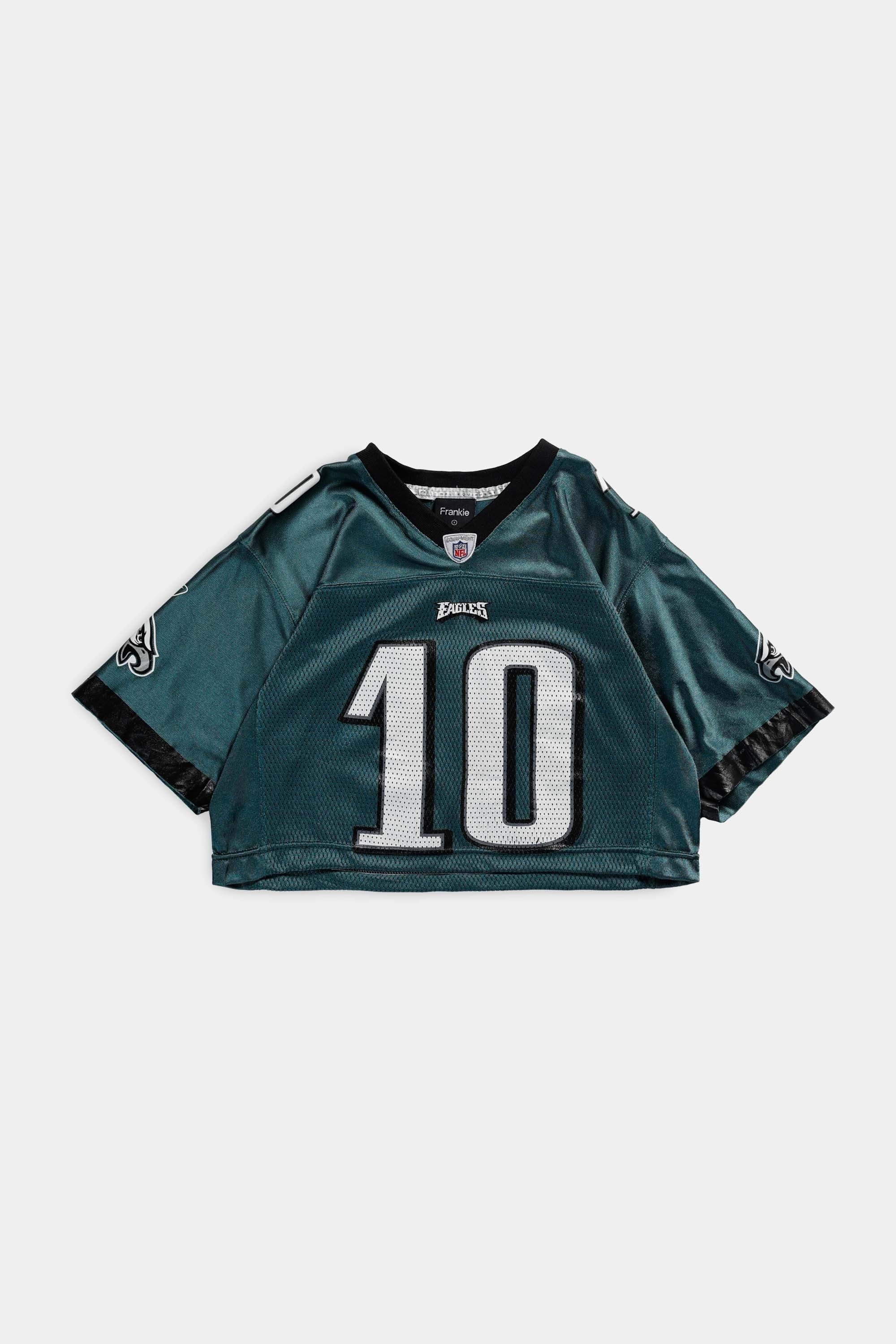 Rework Eagles Crop NFL Jersey - S
