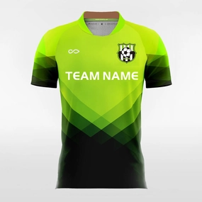 Rocky Mountains - Customized Men's Sublimated Soccer Jersey - Fluorescent