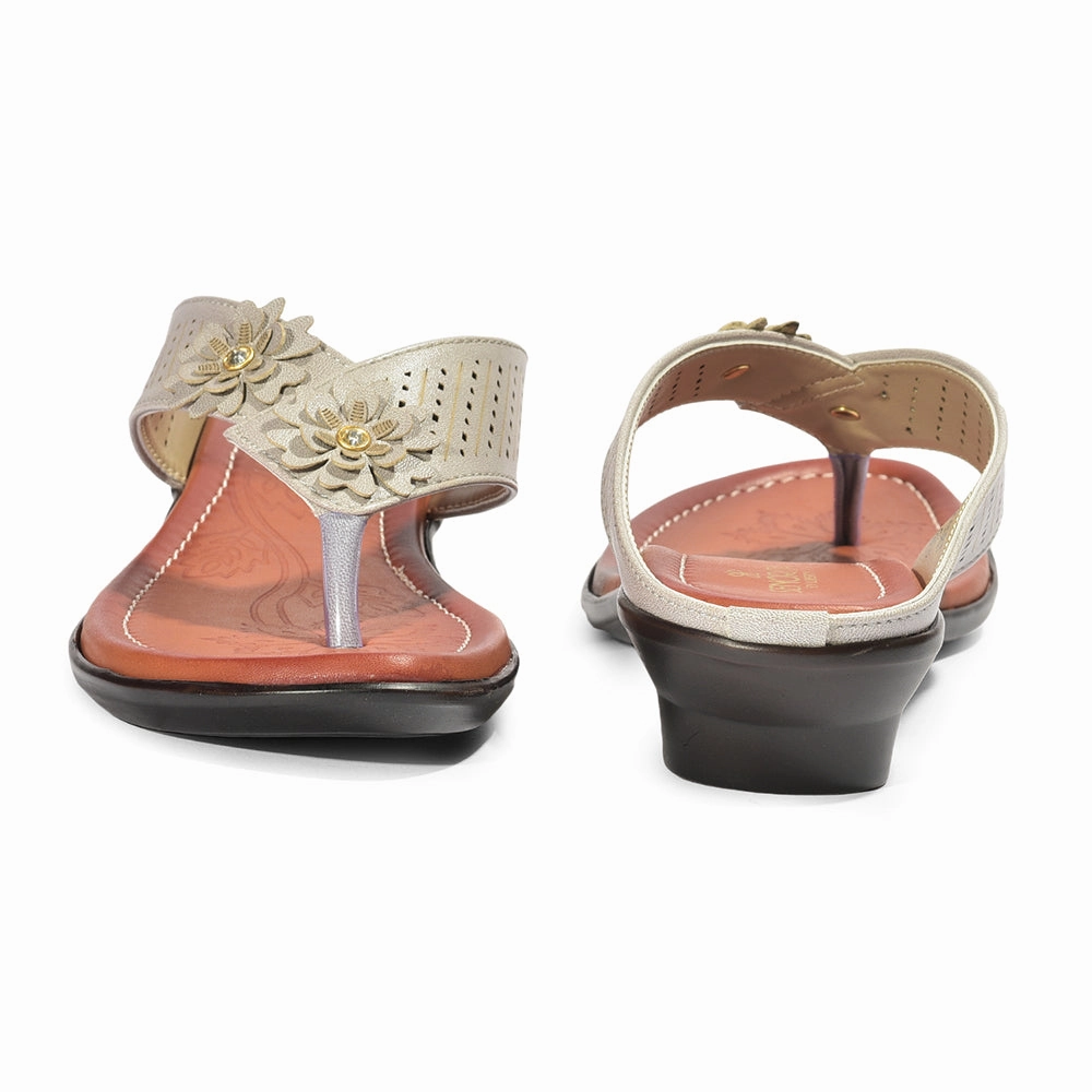 Senorita Casual Grey Slippers For Women LAF-1087 By Liberty