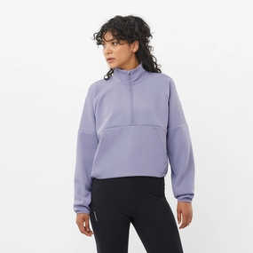 SHAKEout HALF-ZIP CROP SWEATER WOMEN'S
