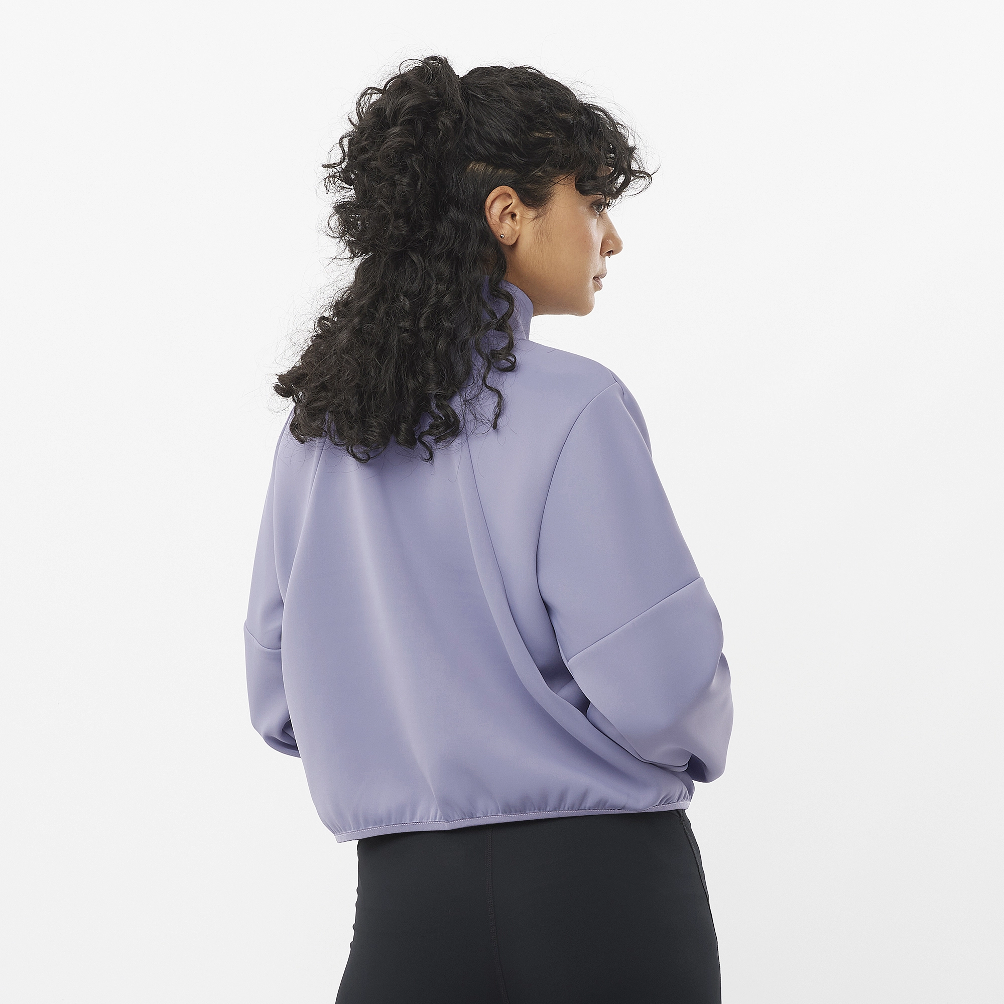 SHAKEout HALF-ZIP CROP SWEATER WOMEN'S