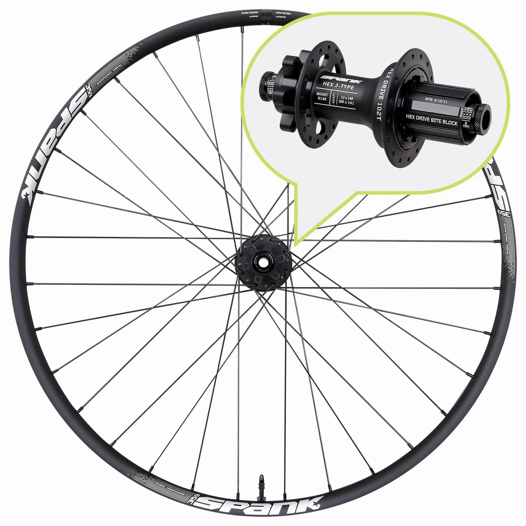 Spank 359 Rear Wheel
