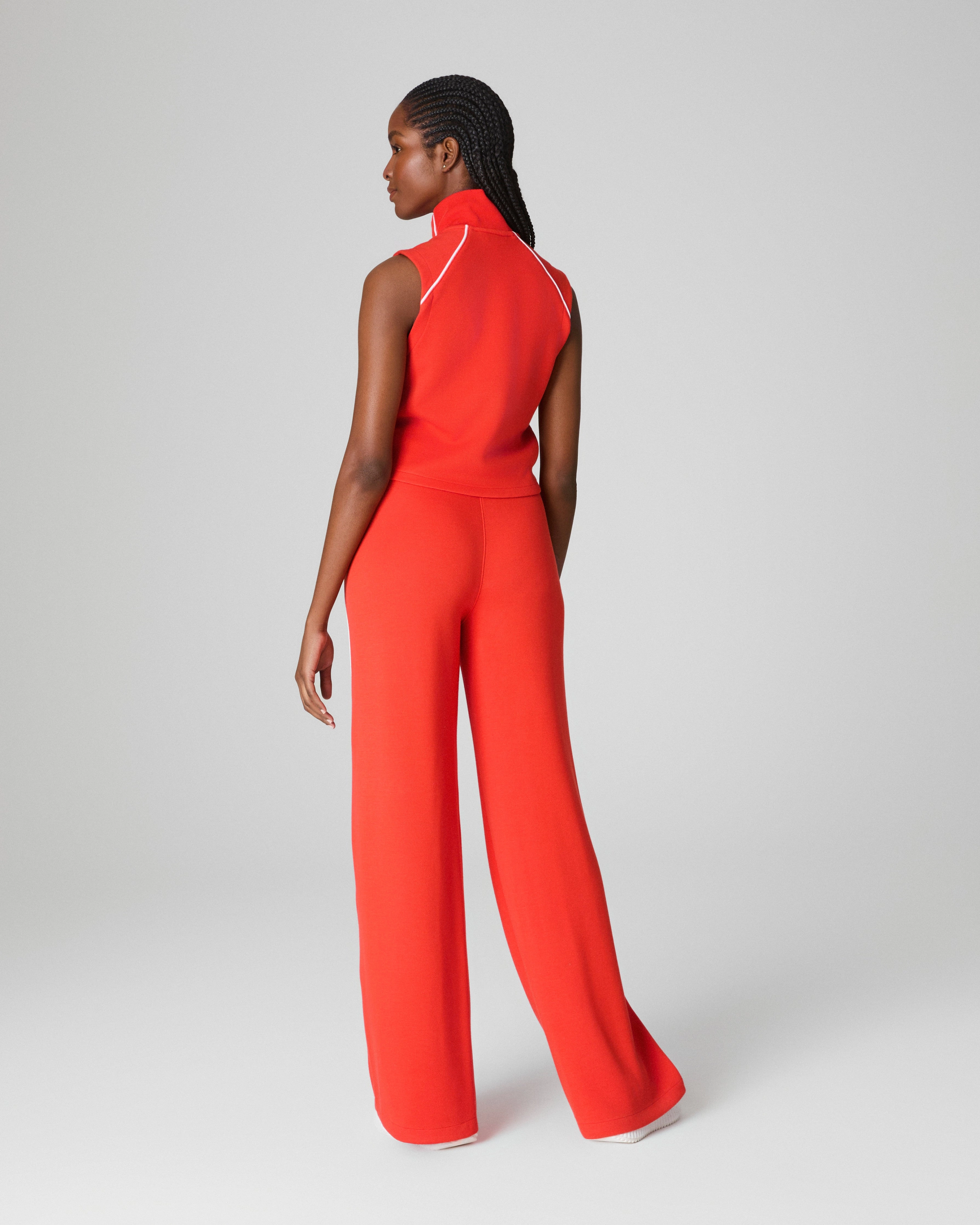 SPANX® AirEssentials Pique Sleeveless Mockneck Jumpsuit