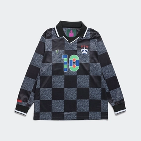 STATIC Soccer Jersey Long Sleeve - Black