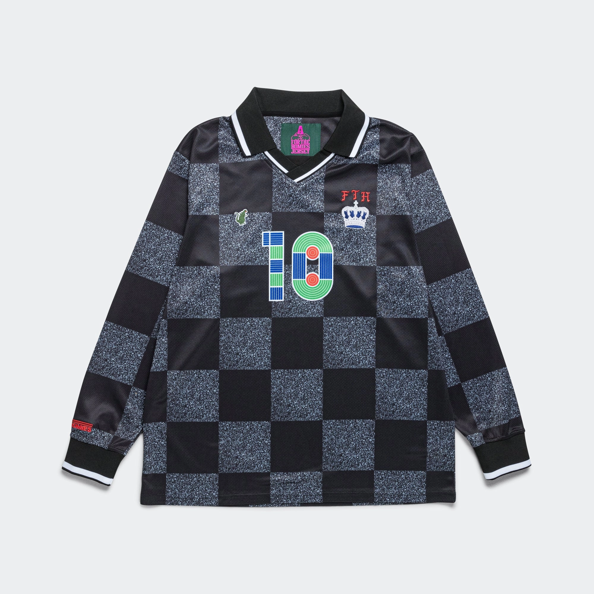 STATIC Soccer Jersey Long Sleeve - Black