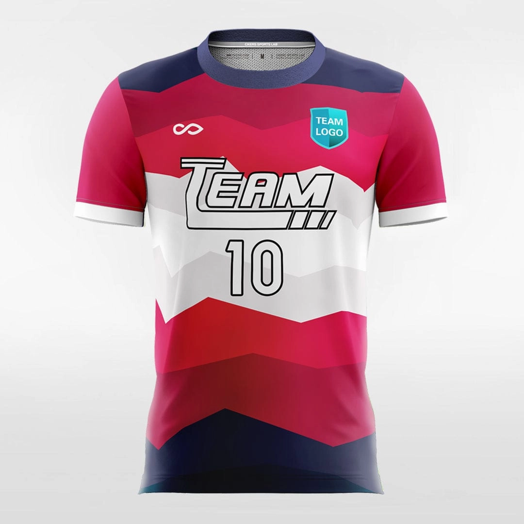 Submarine Volcano - Customized Men's Sublimated Soccer Jersey