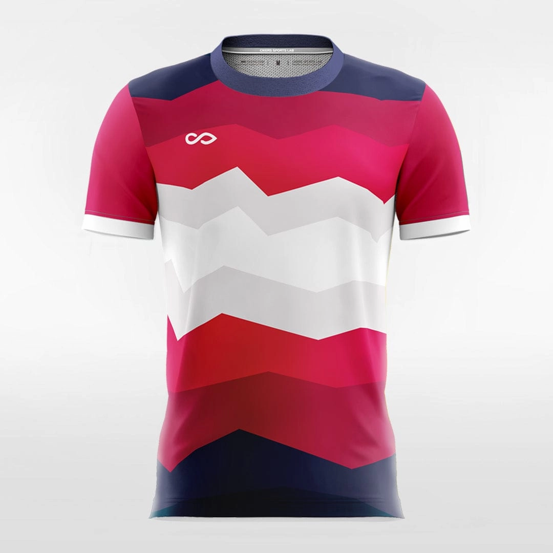 Submarine Volcano - Customized Men's Sublimated Soccer Jersey