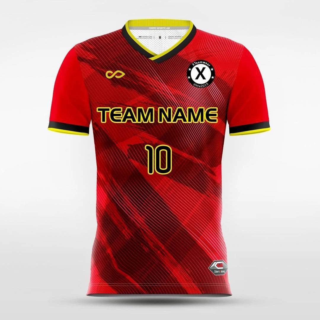 Team Belgium - Customized Men's Sublimated Soccer  Jersey