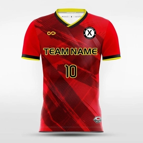Team Belgium - Customized Men's Sublimated Soccer  Jersey