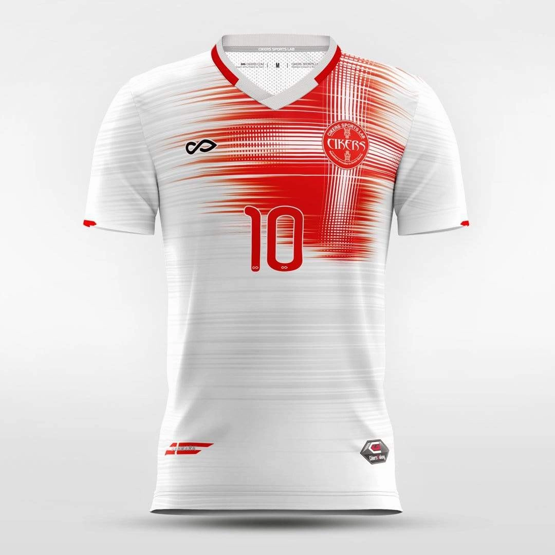Team Denmark - Customized Men's Sublimated Soccer Jersey